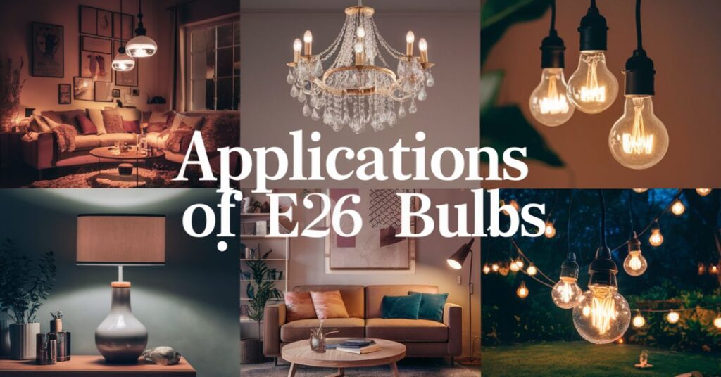 Applications of E26 Bulbs