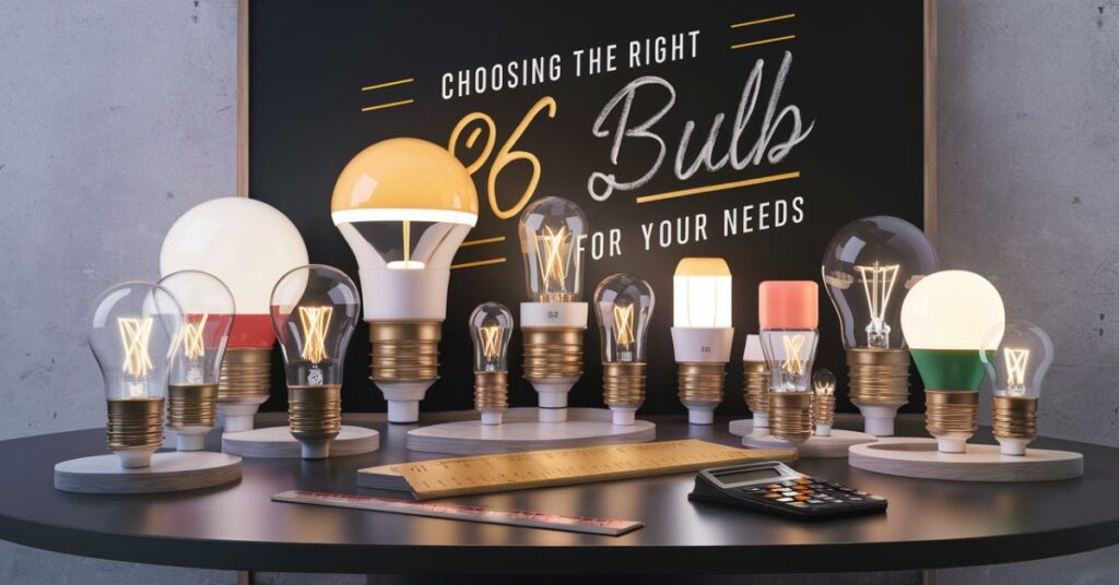 Choosing the Right E26 Bulb for Your Needs