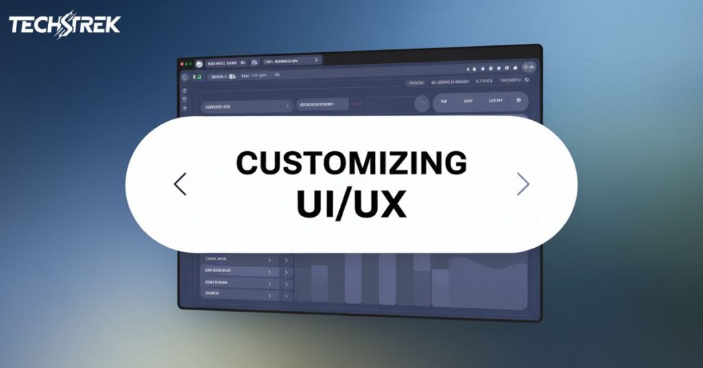 Customizing UI/UX