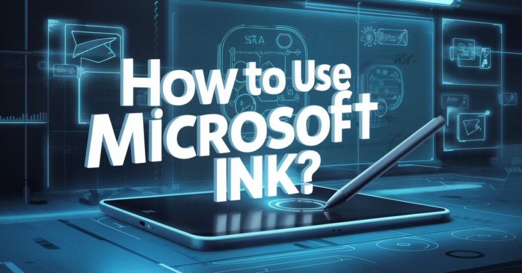 How to Use Microsoft Ink?