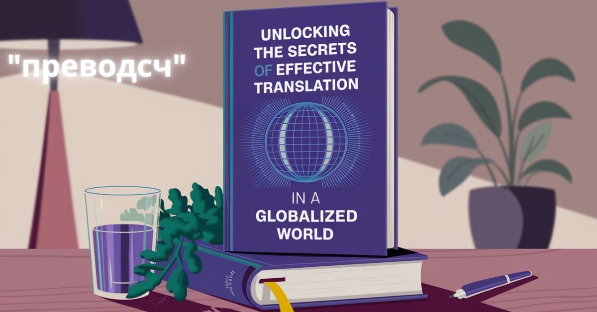 "Преводсч"Unlocking the Secrets of Effective Translation in a Globalized World