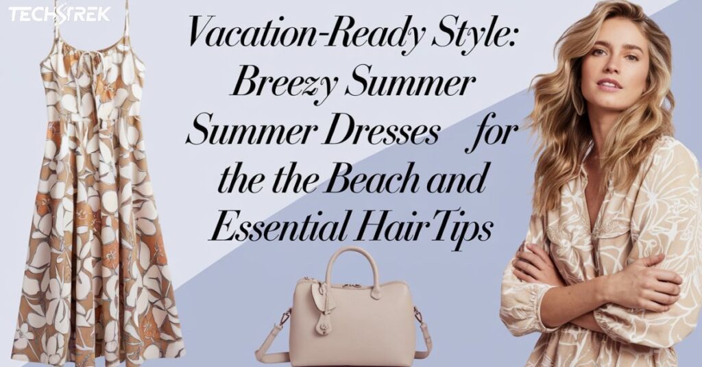 Vacation-Ready Style: Breezy Summer Dresses for the Beach and Essential Haircare Tips