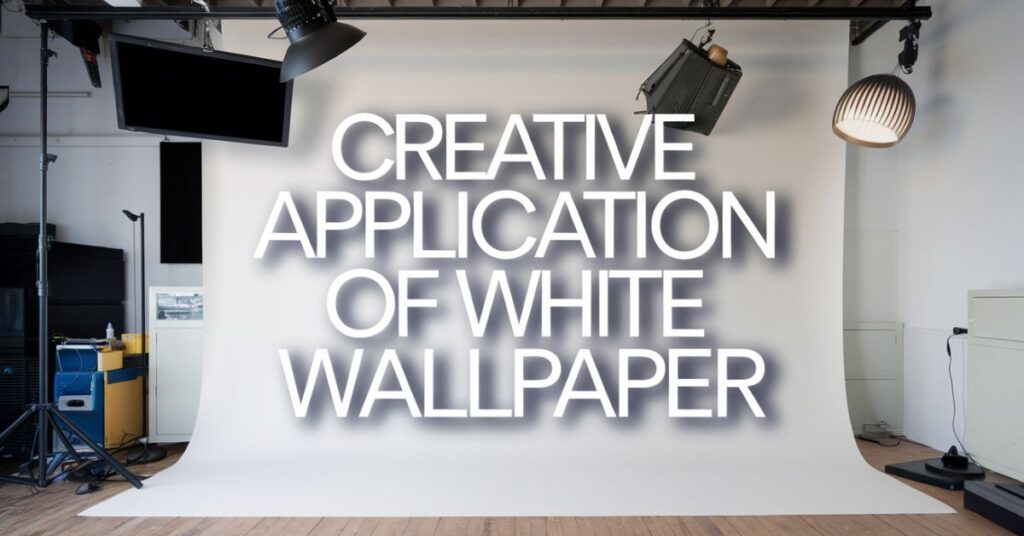 Creative Application Of White Wallpaper