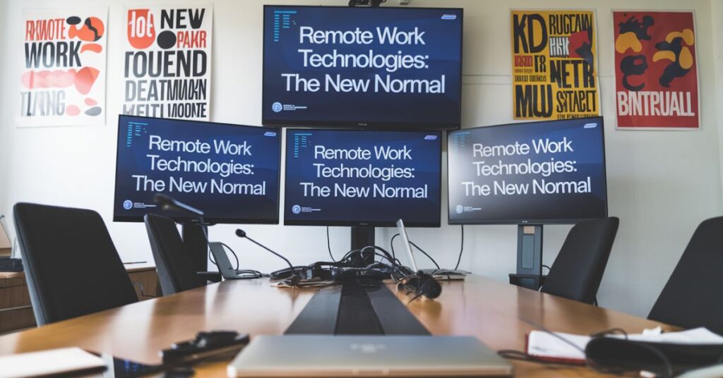 Remote Work Technologies: The New Normal